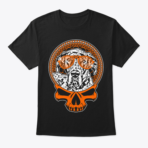 Great Dane Lover Halloween Tee Black T-Shirt Front