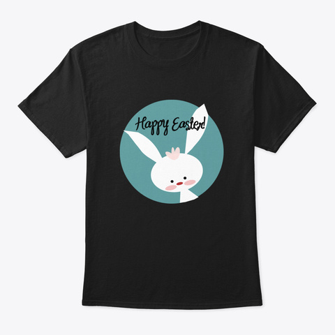 Happy Easter Lc1c6 Black T-Shirt Front