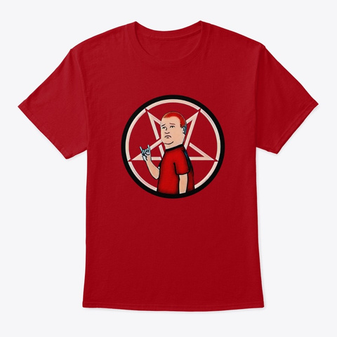 Bobby Hell! Deep Red T-Shirt Front