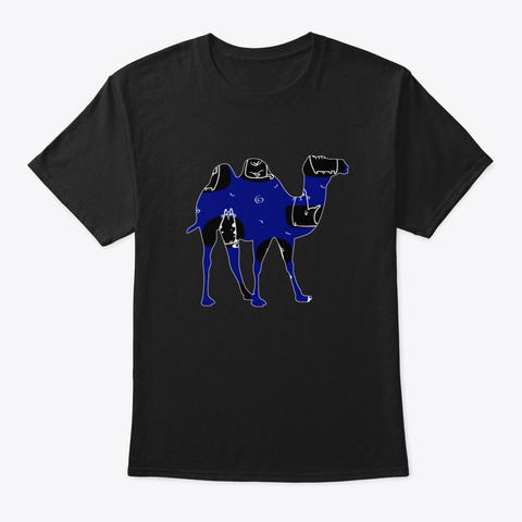 Camel 167 Black T-Shirt Front