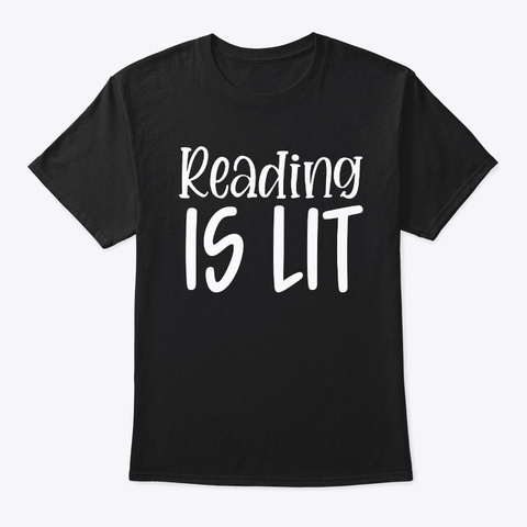 Funny Educator Book Reading Teacher  Black T-Shirt Front