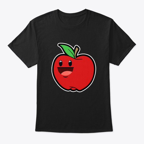 Baby Apple Black T-Shirt Front