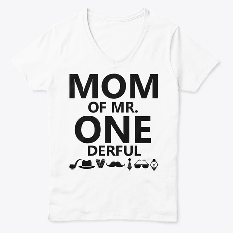 Mom Of Mronederful Birthday Mom Shirt