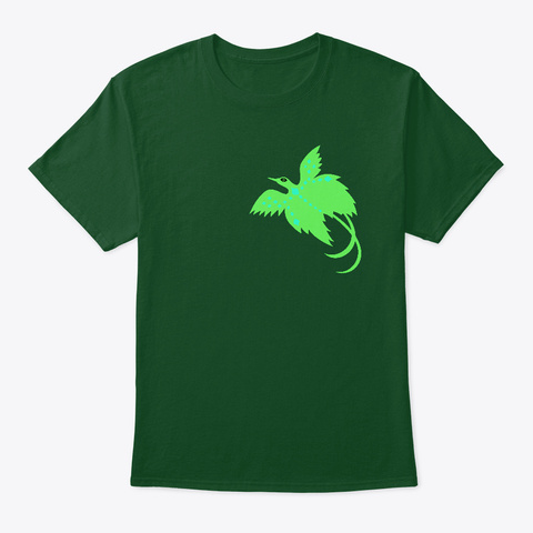 Mirage Legendary ∞ Bird Of Paradise  Deep Forest T-Shirt Front