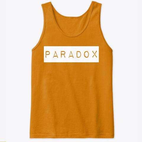 White Box Paradox  Orange T-Shirt Front