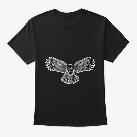 Owl With Mandala Designs In Wings Tank T