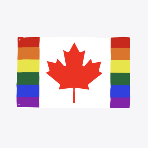 Lgbt Flag   Canada Standard T-Shirt Front