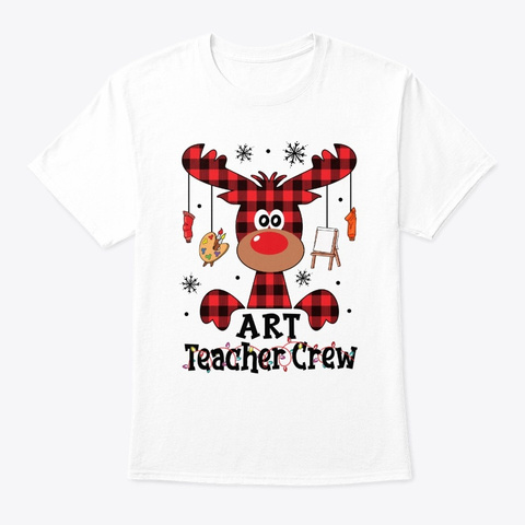 Art Teacher  White Camiseta Front