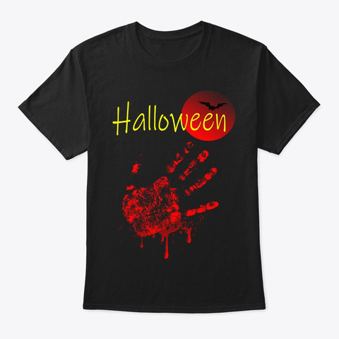 Scary Halloween T Shirts 2019 Black Camiseta Front