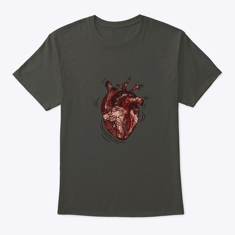 Eat Your Heart Out Smoke Gray T-Shirt Front