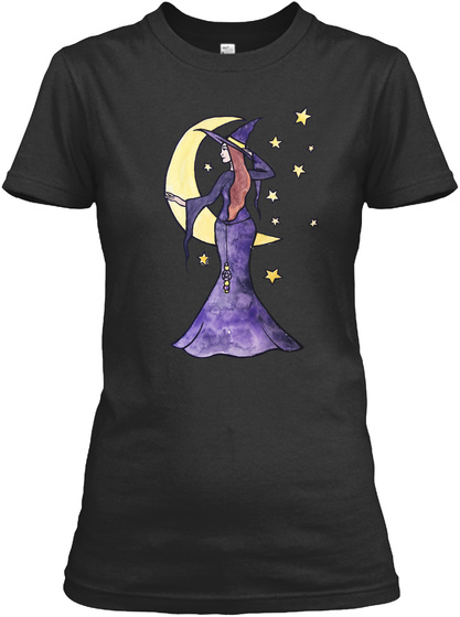 Purple Moon Witch T-shirt