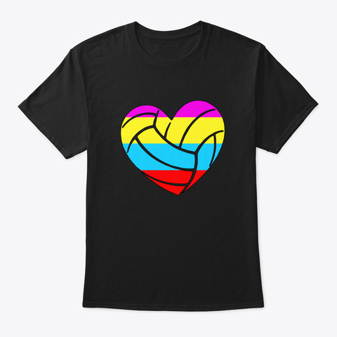 Volleyball 3 Bnyc Black áo T-Shirt Front