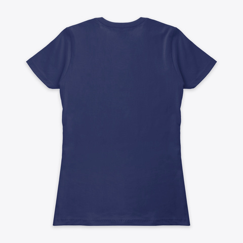 Shine Your Brightest Light  Women Tops Midnight Navy T-Shirt Back