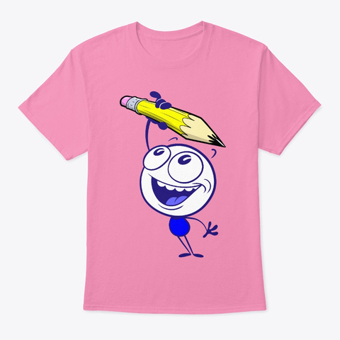 Pencilmate Shirt! Pink Kaos Front