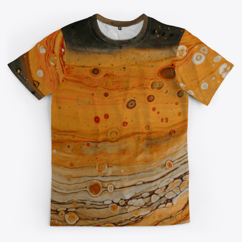 Psychedelic Abstract Marbled Paint Standard T-Shirt Front