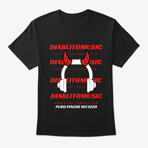 D Iablito Music Classic Logo Ii Black T-Shirt Front