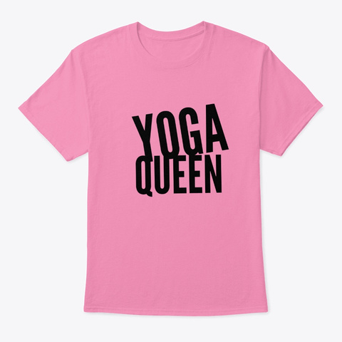 Yoga Queen Pink T-Shirt Front