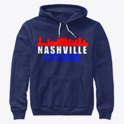 Nashville Strong Navy T-Shirt Front