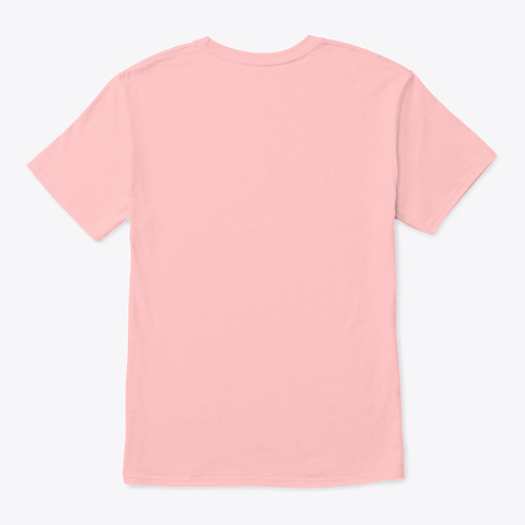 Here For The Egg Nog Pale Pink T-Shirt Back