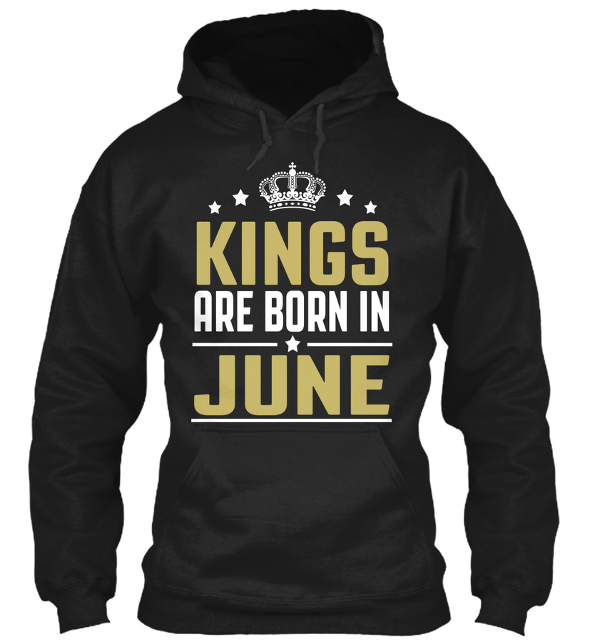 Kings Are Born In June Birthday Unisex Tshirt