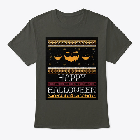 Scary Pumpkins  Smoke Gray T-Shirt Front