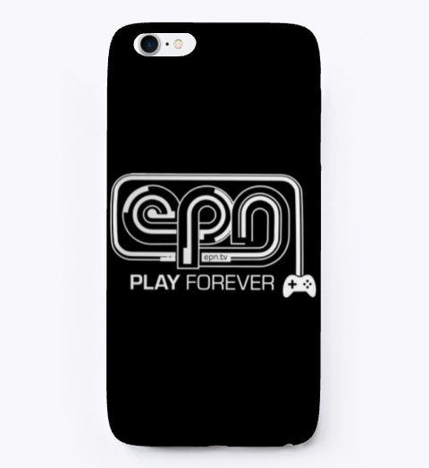 Official Epn Phone Case! Black T-Shirt Front