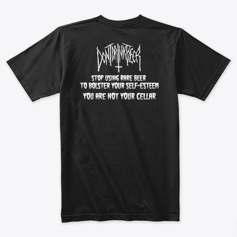 Gritty Realism: You Are Not Your Cellar Black Camiseta Back