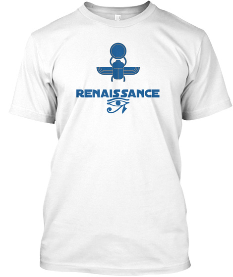 Renaissance White áo T-Shirt Front