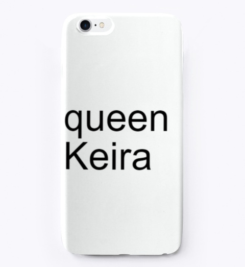 Queen Keira White T-Shirt Front
