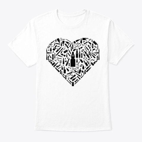 I Love Vape | Vaping Vaper E Cigarette White T-Shirt Front