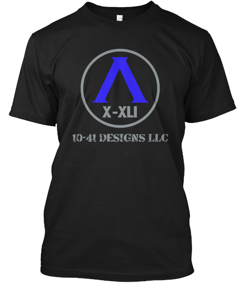 X Xli 10 41 Designs Llc Black T-Shirt Front