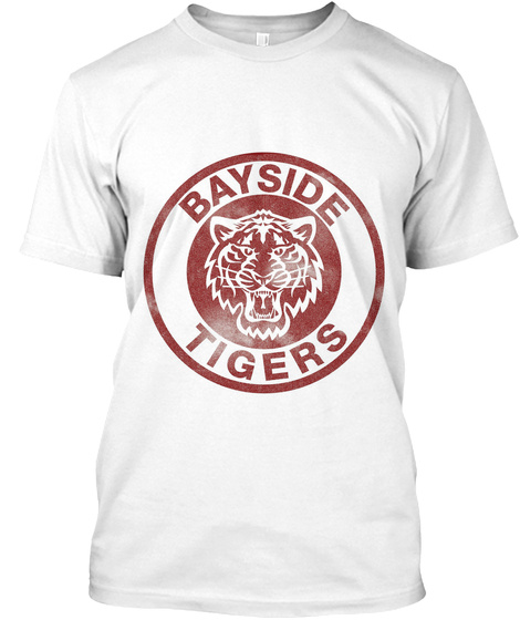 Bayside Tigers *Saved By The Bell* White T-Shirt Front