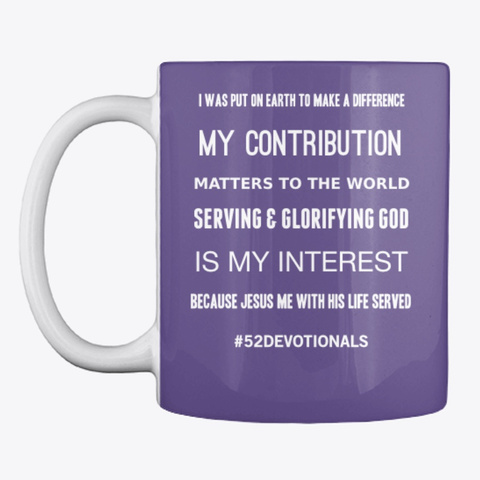 Poems about God by Anna Szabo for Christian Women - a Purple Mug with Spiritual Poems #52Devotionals