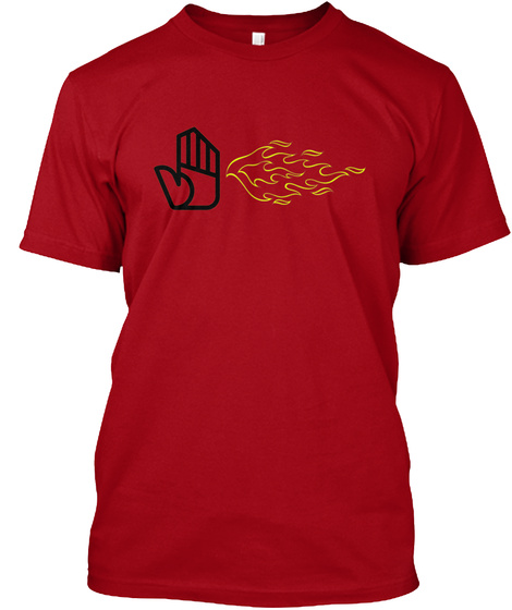 Firestyle Deep Red T-Shirt Front