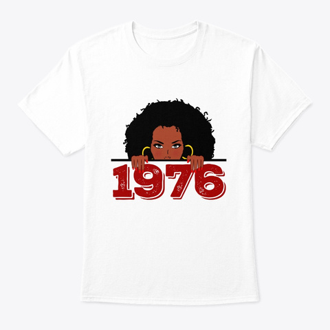 Black Queen 1976 43th Birthday Shirt