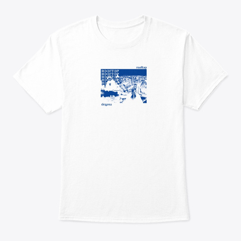 Rooftop O.Lku White T-Shirt Front