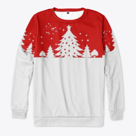Christmas Snow Trees Standard T-Shirt Front