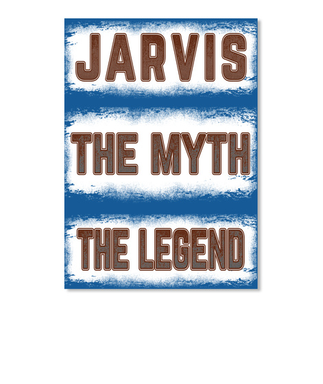 Jarvis The Myth The Legend Dk Royal T-Shirt Front