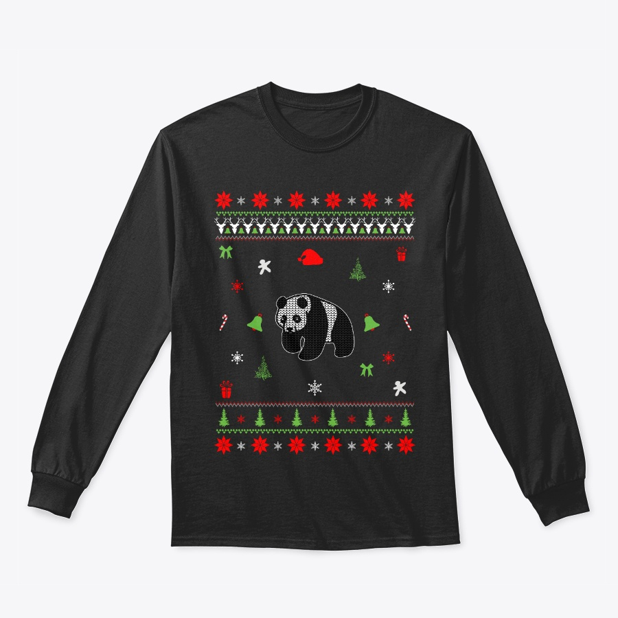 Panda Christmas Sweater Unisex Tshirt