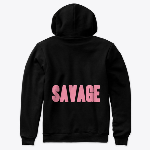 Mad Squad Savage Collection Black T-Shirt Back