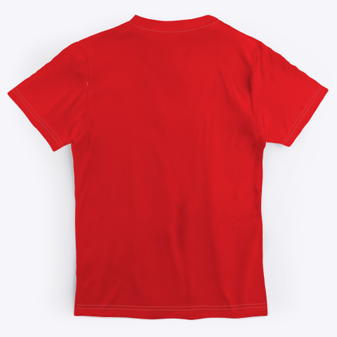 Mrs B's Splash And Dash Red T-Shirt Back
