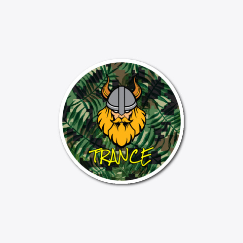 Trance Dance Viking Music Stickers Standard T-Shirt Front