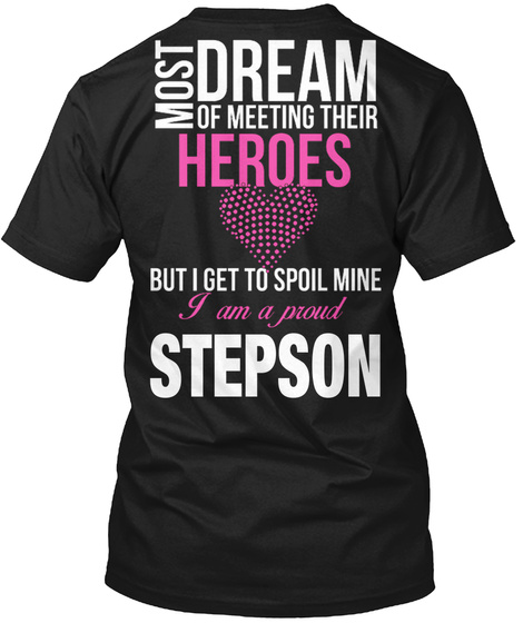 Stepson Black T-Shirt Back