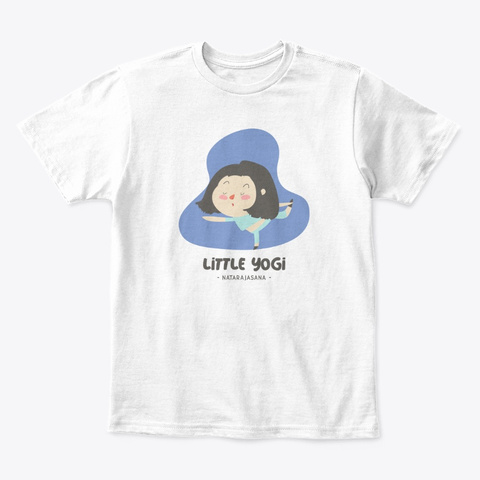 Kid Little Yogi White T-Shirt Front