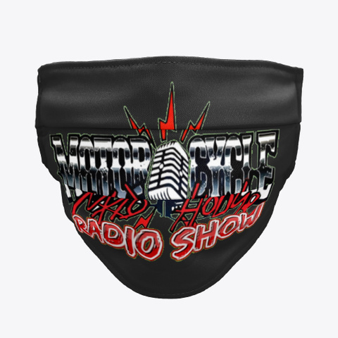 Official Motorcycle Madhouse Radio Show Black T-Shirt Front