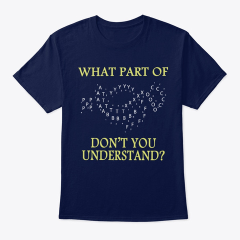 What Marching Band Navy T-Shirt Front