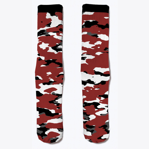 Military Camouflage   Red Ii Standard T-Shirt Front