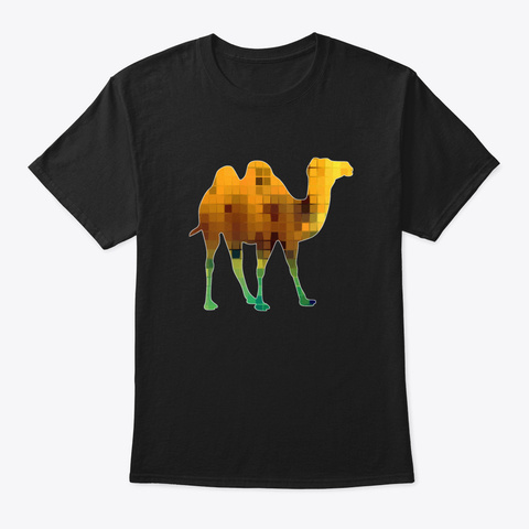 Camel 348 Black T-Shirt Front