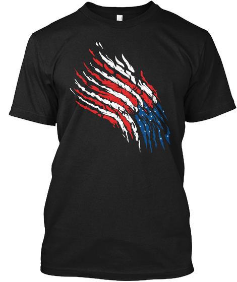 Independence Day Shirts Black T-Shirt Front