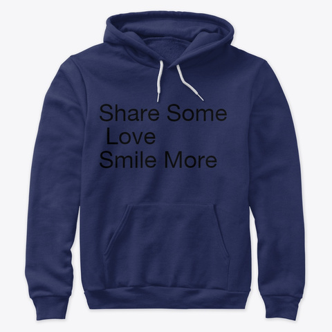 Share Smiles Navy Sweatshirt Front
